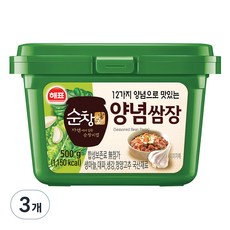 해표 순창궁 12가지 양념으로 맛있는 양념쌈장, 500g, 3개