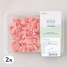 돈마루 성지농장 동물복지 한돈 등심 카레용 (냉장), 500g, 2개