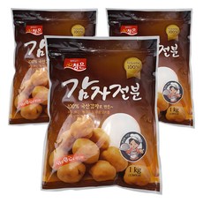 藍銀馬鈴薯澱粉, 1kg, 3個