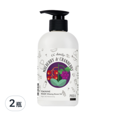 台塑生醫 私密肌嫩白潔淨露 蔓越莓，食品級乳酸 維持pH環境, 330g, 2瓶
