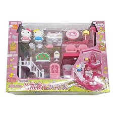 Hello Kitty 凱蒂貓 雙層洋房玩具 Set, 1盒