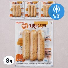 굽네 탱글치킨 후랑크 소시지 (냉동), 150g, 8개