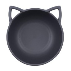 Nineware 貓咪造型迷你麥片碗, 迷你灰色, 230ml, 灰色, 1個
