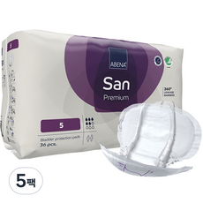  아베나 케어 속기저귀, 중형, 36매입, 5팩 