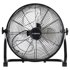 Carino 工業用金屬桌扇 3葉扇葉電風扇 35cm CRNF-14FQ, 黑金屬