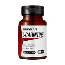 UNIQMAN 優仕曼 卡尼丁 L肉鹼 膠囊食品, 60顆, 1罐
