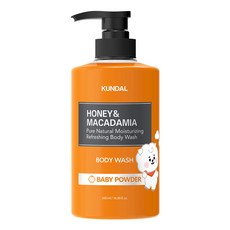 쿤달 BT21 퓨어 바디워시 베이비파우더향, 1개, 500ml