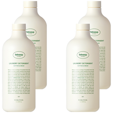 Bebesup Home洗衣精 棉花與奶油香 正裝, 1L, 4個