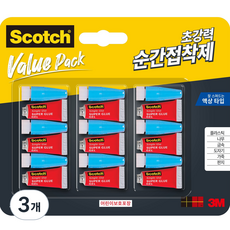 스카치 접착제 멀티팩 일회용 액상타입 9입 클럽팩, 3개