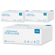comet 抽取式廚房紙巾, 100張, 3包