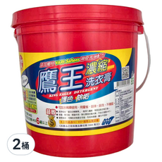 KINGEAGLE 鷹王 濃縮洗衣膏 抗菌 防螨 護色 除垢, 4kg, 2桶