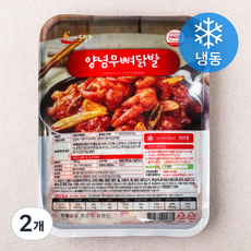 수월한 양념무뼈닭발 (냉동), 350g, 2개