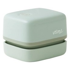 utlim 莫蘭迪方形吸塵器, 桌面吸塵器 底部刷毛結構 輕鬆清除碎屑 使用方法簡單, 綠色, 1個