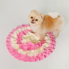  펫트롱 강아지 노즈워크 스너플매트 PTR353, 핑크, 1개 