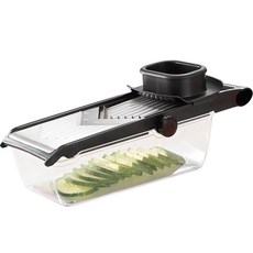 bella cuisine 不鏽鋼切絲切片器 3款+收納盒組, 透明（容器）, 1組