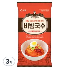 샘표 비빔국수, 135g, 3개