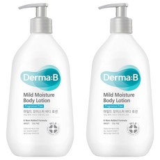 더마비 마일드 모이스처 바디로션, 400ml, 2개