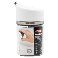 OXO 不滴漏玻璃調味瓶-150ml，特殊瓶口設計，兩段式流量, 1個