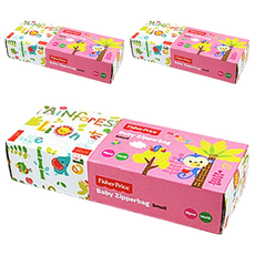 Fisher-Price 費雪 寶寶專用抗菌拉鍊袋 小號 14x15cm, S, 3盒
