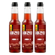 몽고식품 몽고 어간장, 3개, 580ml
