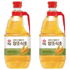 백설 양조식초, 1.8L, 2개