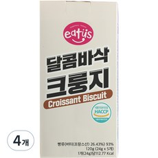 이더스 달콤바삭 크룽지 과자 5p, 120g, 4개