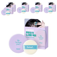 Daleaf Glam無油光髮粉餅, 5g, 6個