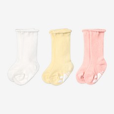 HI BABY CLUB 滾邊及膝長襪 3雙