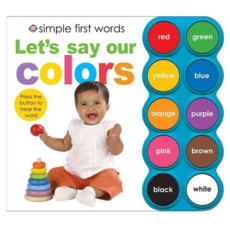 Priddy Bicknell Books Let's Say Our Colors With Sound Board