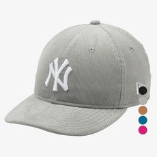 뉴에라 키즈 9FIFTY 코듀로이 레트로 크라운 뉴욕 양키스 MLB 모자