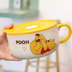 Winnie the Pooh 小熊維尼 童趣泡麵碗 陶瓷碗 1入 19*8.5CM, 維尼, 1個