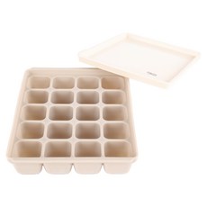 tgm 矽膠副食品分裝盒, 淺灰色, 1個