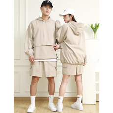 텐클로 빅사이즈 오버핏 아노락 포켓 반바지 TC-9805 - 이미지 5