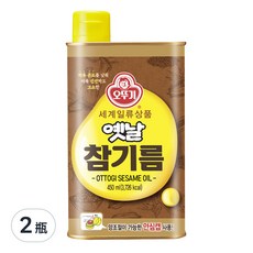 OTTOGI 不倒翁 Yetnal 傳統芝麻油, 450ml 按壓式, 2瓶