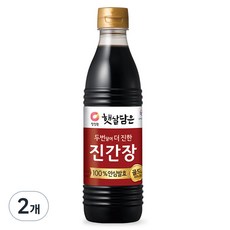 햇살담은 두번 달여 더 진한 진간장 골드, 500ml, 2개