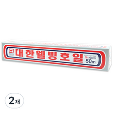 대한웰빙은박접시 대한웰빙호일 30cm x 50m, 2개