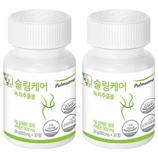 Pulmuone 圃美多 綠茶孅萃錠, 2罐, 24g