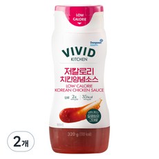비비드키친 저칼로리 치킨양념소스, 320g, 2개