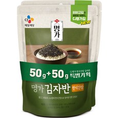 CJ제일제당 명가 한식 간장 김자반 100g, 50g, 2개 50g, 2봉