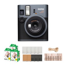 FUJIFILM 富士 instax Mini41拍立得+底片60張+紙質相框+木質裝飾, 1套, instax mini 41