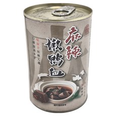 廣達香 麻辣嫩鴨血 440g 罐裝 - Q彈滑嫩，麻辣夠味，方便即食, 1罐