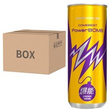 COMEBEST 康貝特 PowerBOMB 爆能能量飲料, 微氣泡 黃金比例 225ml*24入, 48罐