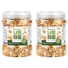 너트타임 그린 믹스넛, 1kg, 2개 1kg, 2개