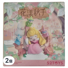 52TOYS 迪士尼公主D-baby系列 TOY02165 花漾鞦韆 愛洛公主 盲盒, 2個