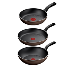테팔 인덕션 티타늄 라이트쿡 프라이팬 22cm + 28cm + 볶음팬 28cm, 1세트