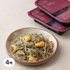 바다원 식도감 캐슈넛 멸치볶음, 80g, 4팩