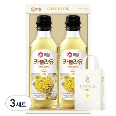 백설 카놀라유 선물세트 3호, 3세트