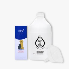 고강탈 반려동물 강아지 고양이 탈취제 4리터 + 본품500ml + 깔때기 세트, 1세트