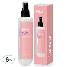 달리프 글램 노워시 헤어팩 인 미스트, 200ml, 6개