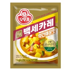 오뚜기 백세카레 약간매운맛, 1kg, 1개